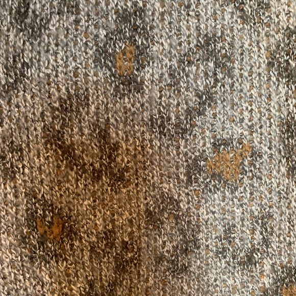 ✨NWOT cupcakes & cashmere Mel Grey Leopard Print Knit Cardigan - Picture 7 of 7